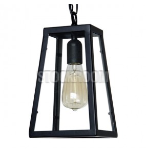 Edgar Industrial Loft Lantern Pendant Lamp