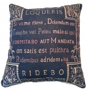 Latin Decorative Cushion 55 x 55 cm - Blue