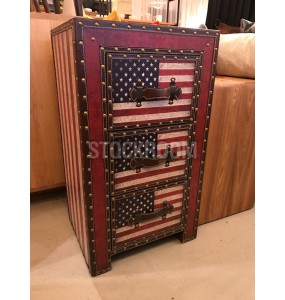 American Flag Sideboard