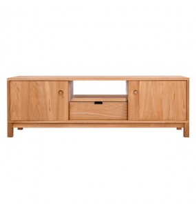 Aquila Solid Oak Wood TV Cabinet