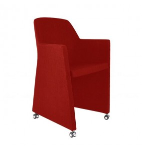 Bartley Folding Fabric Chair with Wheels