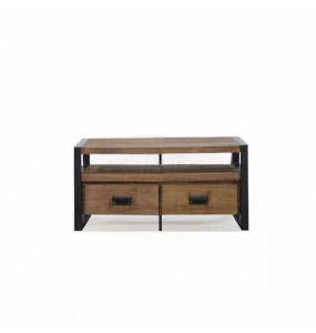 Belenus Plywood Industrial Style 2 drawers TV Cabinet