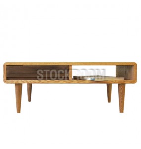 Oscar Solid Oak Wood Coffee Table