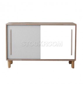 Camden Solid Wood Sideboard With Sliding Door