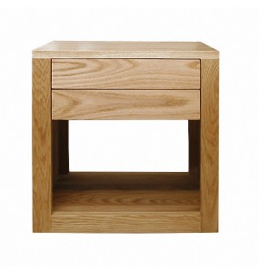 Cassie Solid Oak Wood Bedside Table
