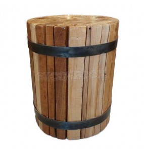 Craig Style Wood Stool Side Table