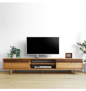 Davis Solid Oak Wood TV Cabinet