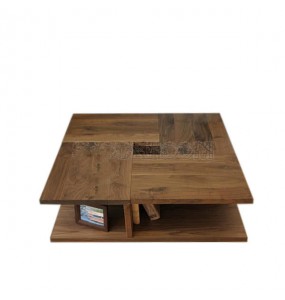 Dawson Solid Oak Wood Square Coffee Table