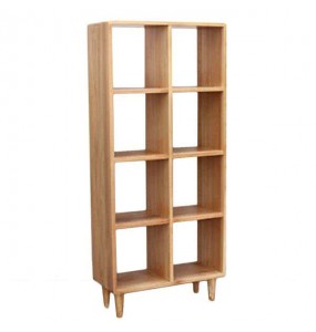 Adler Solid Oak Cubic Shelf 4 Rows