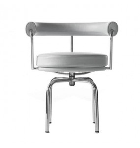 LE Corbusier LC7 Style Swivel Armchair