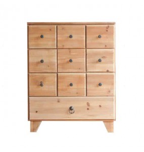 Esther Solid Fir Wood Mini Chest of 10 Drawers