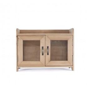 Terri Solid Fir Wood Mini Display Cabinet