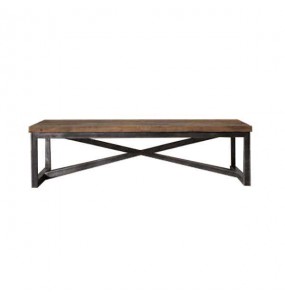 Trenton Industrial Loft Wood Bench