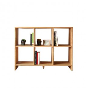 Kassiani Solid Oak Wood Bookshelves - 6 Units