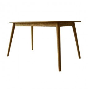 Luz Solid Oak Wood Dining Table