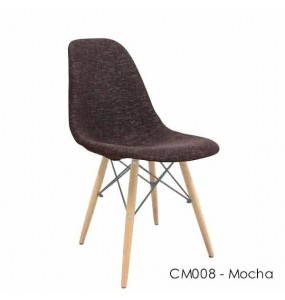 Charles Eames DSW Style Dining Chair - Upholstered - Full Fabric