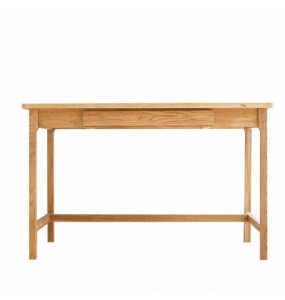 Minkoff Solid Oak Wood Desk with Drawer