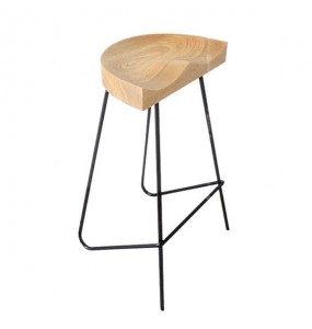 Tractor Style Counter Bar Stool with Metal Base