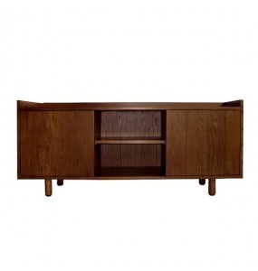 Dempsey Solid Oak Wood Cabinet and Media Unit