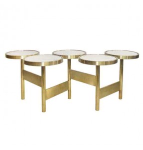 Stockroom Verna Round Zig Zag Coffee Table