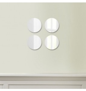 Stockroom Round Wall Mirror - 20cm - Set of 4