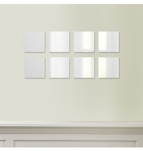 Stockroom Square Wall Mirror - 20cm - Set of 8