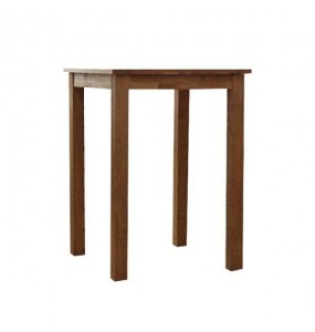 Odetta Solid Wood High Table and Bar Table - Walnut Finish