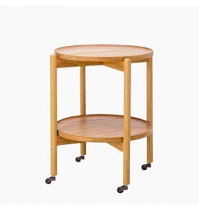 Pelagia Style Side Table with Wheels
