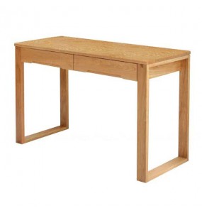 Barbro Solid Oak Wood Desk with Storage Drawers