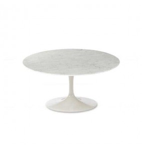 Eero Saarinen Tulip Style Round Coffee Table - Marble