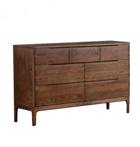 Martin Solid Oak Wood Chest of 7 Drawers