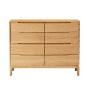 Martin Solid Wood Chest of 8 Drawers - Oak