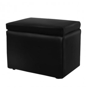 Stockroom Mini Cake Leather Ottoman with Storage - Single Color - More Colors