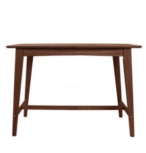 Plato Solid Wood Bar Table and High Table - Walnut Finish