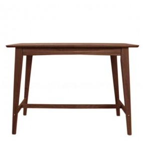 Plato Solid Wood Bar Table and High Table - Walnut Finish