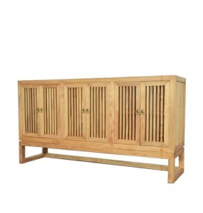 Tang Elm Wood Grand Sideboard Cabinet
