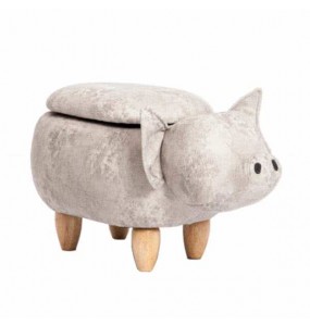 Stockroom Little Piggy Kids Stool With Storage - More Colors