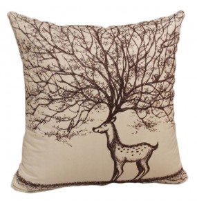 Deer Branches 2 Decorative Cushion