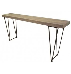 Devin Solid Wood High Console Table