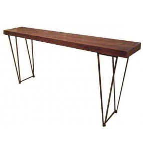 Devin Solid Wood High Console Table