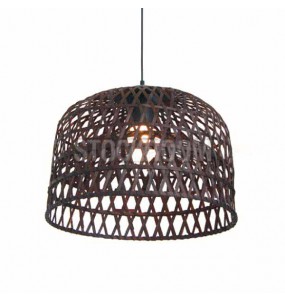 Terrance Rattan Style Pendant Lamp