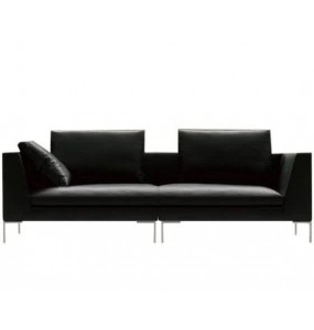 Domino Leather Feather Down Sofa