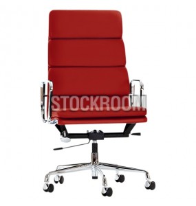 Eames Style Softpad Highback With Castors Office Chair - Special Version