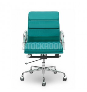 Eames Style Softpad Highback With Castors Office Chair - Special Version