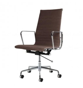 Eames Style Fabric Highback Office Chair With Castors