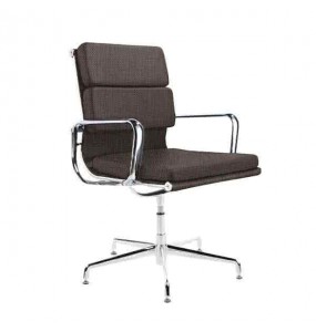 Eames Style Fabric Softpad Lowback Fixed Office Chair