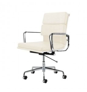 Eames Style Fabric Softpad Lowback Office Chair With Castors