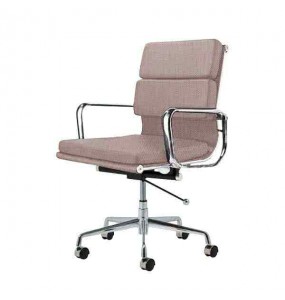 Eames Style Fabric Softpad Lowback Office Chair With Castors