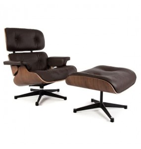 Eames Style lounge and ottoman