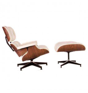 Eames Style lounge and ottoman